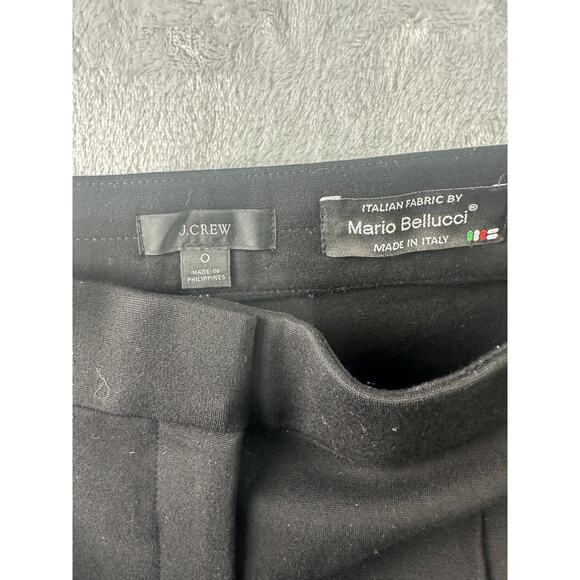 J.Crew Skinny Trouser in Italian Ponte • Black • Size 0 - Picture 6 of 10